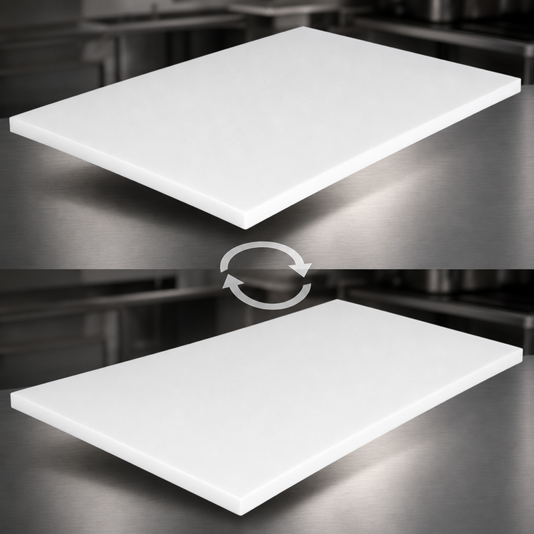 Product image #3 for John Boos 96 Inch x 30 Inch Reversible Poly Work Table Top Replacement