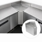 Thumbnail image #3 for John Boos UBDB-2112-45-IC Underbar Inside Corner 45° Drainboard Angle Filler, 18/300 Stainless Steel