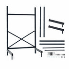 Thumbnail image #3 for Metro SmartLever SM862430-KIT Stationary Cantilever Shelving Starter Base Kit, Epoxy-Coated Steel, 86-3/8"H, for 30"W x 24"D Shelves
