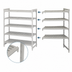 Thumbnail image #4 for Cambro Camshelving Premium 5-Tier Vented Add-On Polymer Shelving Unit, 18 x 30 x 72 Inches, Speckled Gray