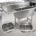 Thumbnail image #3 for John Boos Pro-Bowl 2-Compartment Commercial Stainless Steel Sink with Left Drainboard