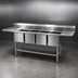 Thumbnail image #3 for Spec-Master FN2080-4-24R-14/3 Four-Compartment Stainless Steel Sink with Right Drainboard