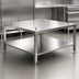 Thumbnail image #2 for Alto-Shaam Stainless Steel Open-Base Equipment Stand with Seismic Feet for VMC-F4
