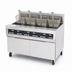 Thumbnail image #3 for High-Production Electric Fryer Battery with Built-In Filtration, Four 80-Lb Frypots, 480V