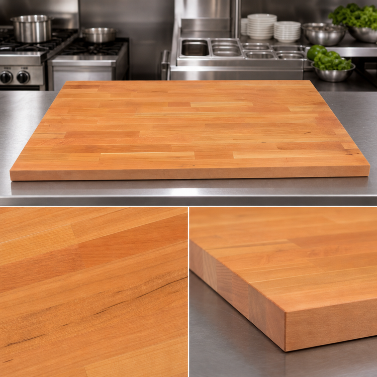 Product image #3 for Boos Block American Cherry Edge Grain Kitchen Countertop, 48 x 38 x 1-1/2 Inch Thick, Flat, Oil Finish