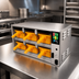 Thumbnail image #4 for ReadyFlex RFHU-23-4 Two-Compartment Three-Wide Hot Holding Cabinet, 4-Inch Deep Pans
