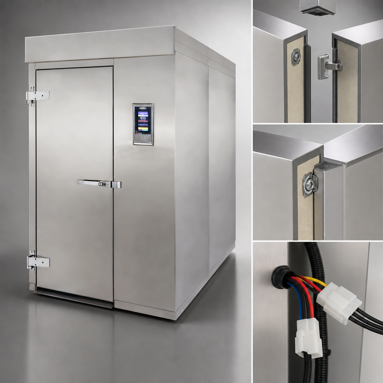 Product image #3 for HURRiCHiLL AP46BCF-2T Modular Roll-In Blast Chiller/Shock Freezer