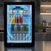 Thumbnail image #3 for Atosa Countertop Forced-Air Glass Door Refrigerator Merchandiser, 2.4 Cu. Ft., 1 Door, Black