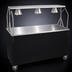 Thumbnail image #3 for Vollrath 2-Series Affordable Portable 46-Inch Mobile Utility Station with Buffet Breath Guard and Open Storage Base