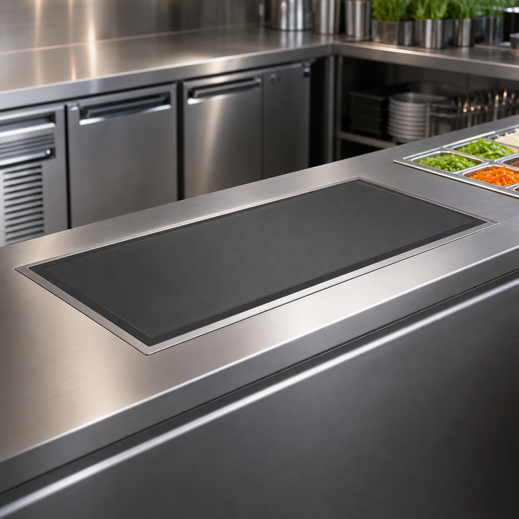 Product image #3 for Hatco Built-In Flush Top Cold Shelf, 48 Inch Wide x 19.5 Inch Deep, Remote Refrigeration