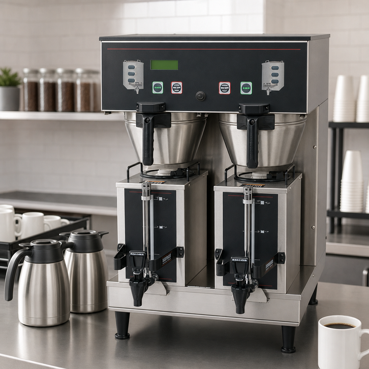 Product image #3 for BUNN BrewWISE Dual GPR DBC Satellite Coffee Brewer with 2 GPR Servers