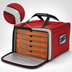 Thumbnail image #3 for Cambro GoBag Premium Insulated Pizza Delivery Bag for 5 18-Inch Pizza Boxes, Red