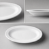 Thumbnail image #3 for Winco Birkhall White Oval Rolled Edge Porcelain Platter, 13 x 7-5/8 x 1 Inches