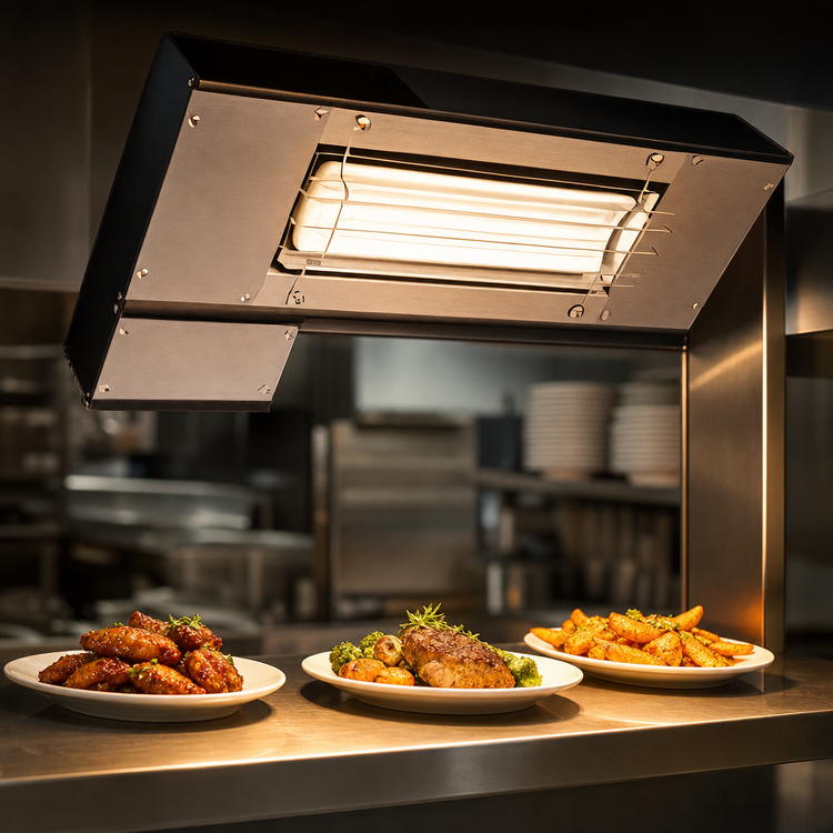 Product image #3 for Hatco Ultra-Glo 48-Inch Lighted Standard-Watt Ceramic Infrared Strip Heater