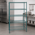 Thumbnail image #3 for EagleGard 5-Tier Stationary Wire Shelving Starter Unit, 36 x 18 x 74 Inches, Hybrid Epoxy Finish