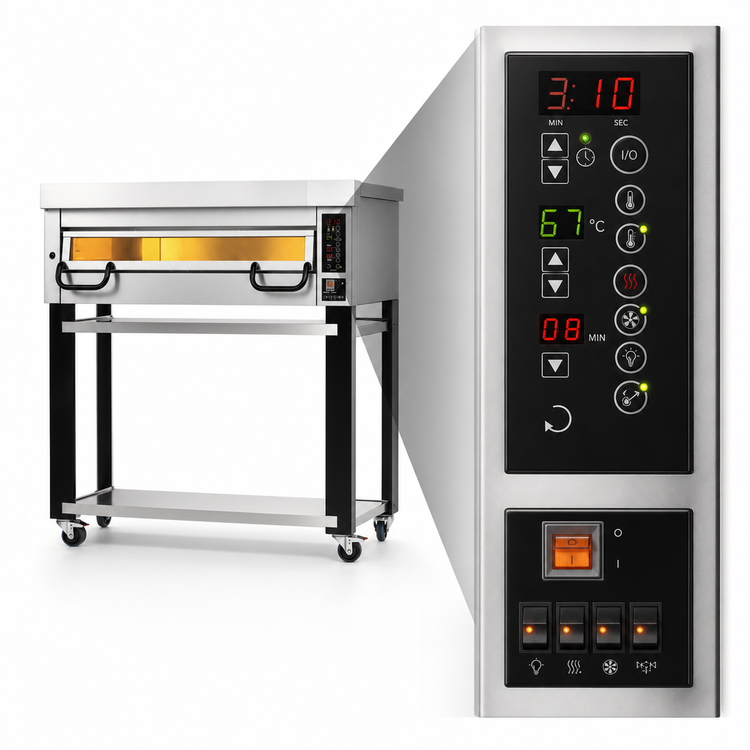 Product image #3 for PizzaMaster PM 931ED Single-Deck Electric Stone Hearth Pizza Deck Oven