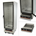 Thumbnail image #3 for hotLOGIX HL2-18 Full-Height Heated Humidified Holding Cabinet / Heater Proofer, Non-Insulated Aluminum, Glass Door