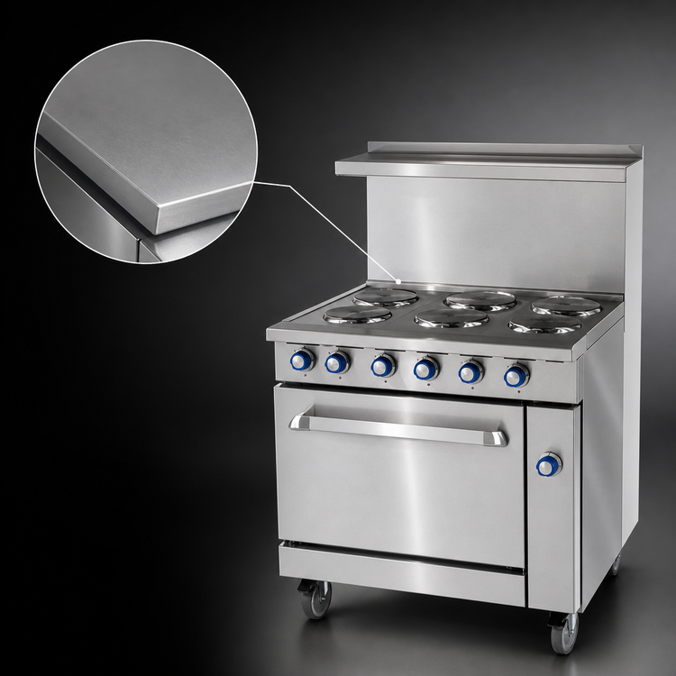 Product image #3 for Imperial Pro Series 36-Inch Gas Restaurant Range with Griddle Top and Convection Oven