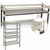 Thumbnail image #3 for Cambro Camshelving Elements XTRA 5-Tier High Density Top Rail Mobile Starter Unit, 24