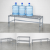 Thumbnail image #3 for Quantum Modular Wire Dunnage Rack, 42 x 24 x 14 Inches, 1500 lb. Capacity, Gray Epoxy Antimicrobial Finish