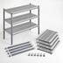 Thumbnail image #3 for Cambro Camshelving Elements XTRA 4-Shelf Vented Universal Shelf Kit, 24 x 60 Inches