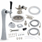 Thumbnail image #3 for Perlick Corporation 69526W-1L-R Single-Faucet Countertop Wine Dispensing Kit, Chrome, 304 Stainless Steel