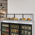 Thumbnail image #3 for Turbo Air Top Display Dry Case, Low Model, 63-1/4 Inch Wide, 3-Door, Stainless Steel