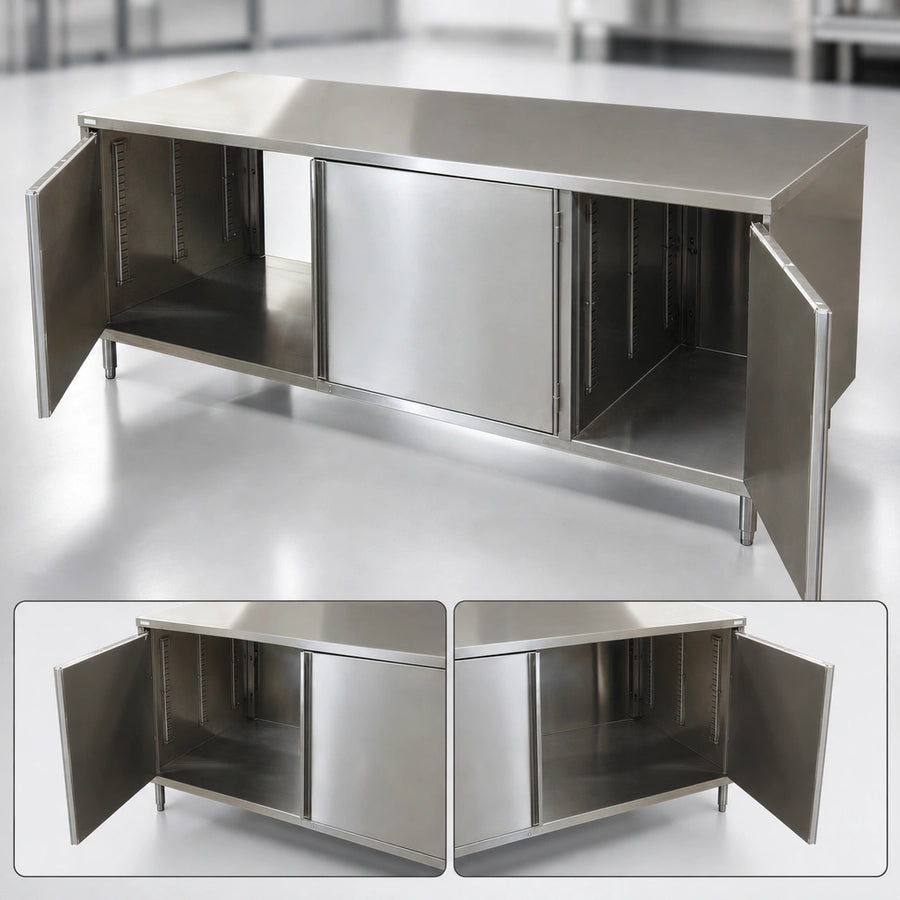 Dual-Access Hinged Doors