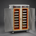 Thumbnail image #3 for FWE Mobile Split-Cavity Heated Holding Cabinet, Double Compartment, 32 Full-Size Pan Capacity