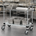 Thumbnail image #3 for Quantum 30 x 21 Inch 2-Shelf Utility Bus Cart, 1200 lb. Capacity