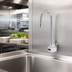 Thumbnail image #3 for ChekPoint Wall-Mount Touchless Electronic Faucet with Rigid Gooseneck and Thermostatic Mixing Valve