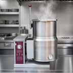 Thumbnail image #3 for Southbend (Middleby) Southbend Steam KECT-12-L 12-Gallon Electric Countertop Tilting Kettle, 2/3 Jacketed, Left-Side Lever Tilt