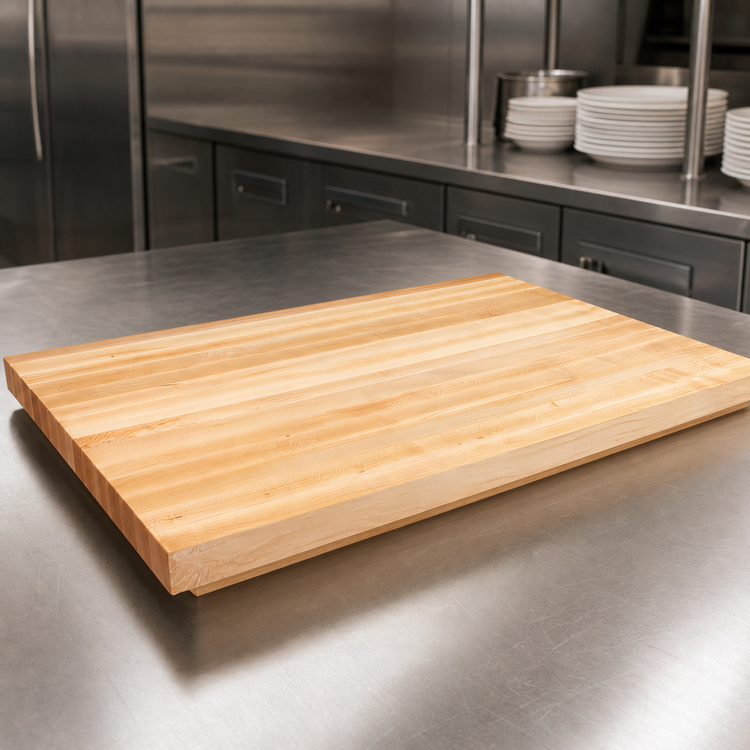 Product image #3 for Boos Block 60-Inch x 48-Inch Edge Grain Northern Hard Rock Maple Kitchen Countertop with Oil Finish