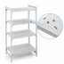 Thumbnail image #4 for Cambro Camshelving Premium 4-Tier Solid Stationary Starter Unit, 21 x 42 x 84 Inches, Polymer Shelving