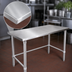 Thumbnail image #3 for John Boos Stallion 30 x 24 Inch Stainless Steel Corner Work Table with Safety Edge