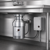 Thumbnail image #3 for InSinkErator SS-100 Small Capacity Complete Food Waste Disposer Package with CC-101 Control Center, 1 HP, Trough Mount