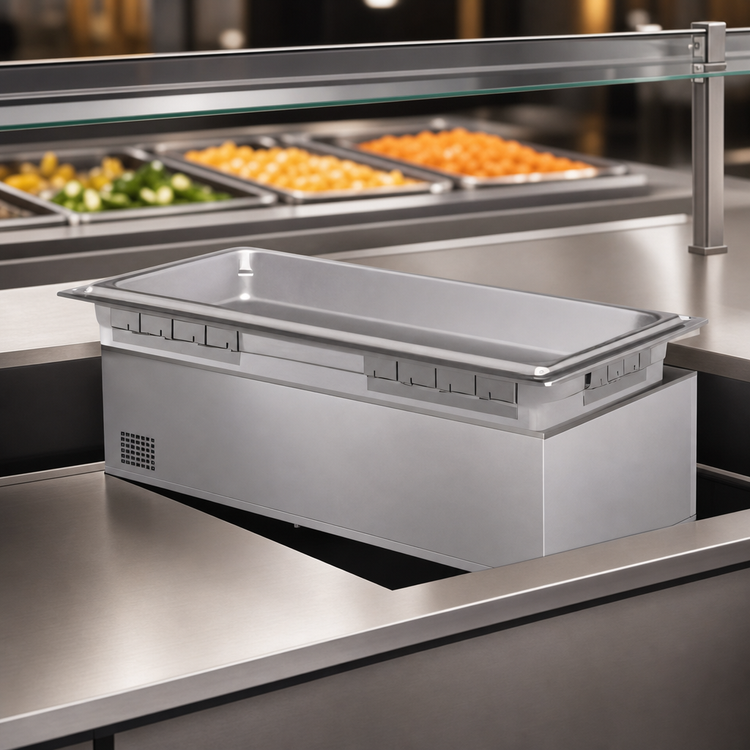 Product image #3 for Hatco Rectangular Drop-In Modular Insulated Heated Well for One Full-Size Pan