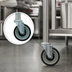 Thumbnail image #3 for Advance Tabco 5-Inch Stem Caster Set with Stainless Steel Legs, 4-Pack, 2 Brakes