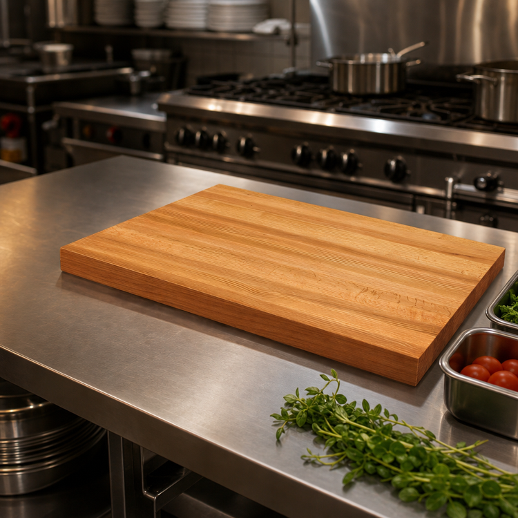 Product image #3 for Appalachian Red Oak Edge Grain Kitchen Countertop, 18 x 25 x 1-1/2 Inch Thick, Varnique Finish