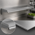 Thumbnail image #3 for 24 Inch W x 12 Inch D Wall-Mounted Shelf, 16 Gauge 430 Stainless Steel