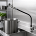 Thumbnail image #3 for T&S Brass Single-Hole Deck Mount Pot Filler Mixing Faucet with 96-Inch Hose and 90° Spray Valve