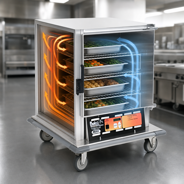 Product image #3 for Panco HCUESSI-RC3.00 Extended Undercounter Insulated Heated Holding Cabinet with Wire Universal Slides