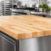 Thumbnail image #3 for Boos Block 48-Inch x 48-Inch Northern Hard Rock Maple Blended Edge Grain Kitchen Countertop, Penetrating Oil Finish