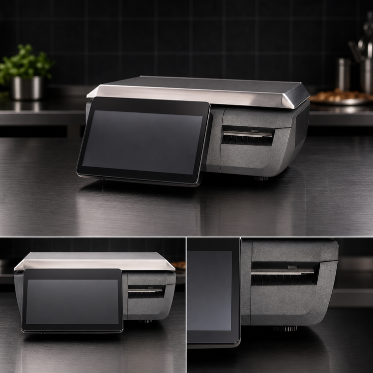 Product image #3 for Hobart Weigh/Wrap GTSP-DA Printer-Only Portion Control Food Scale with 10.1-Inch Operator Display
