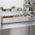 Thumbnail image #4 for Turbo Air E-Line Countertop Refrigerated Salad Prep Table with Clear Hood, 8 1/3-Size Pan Capacity
