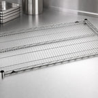 Thumbnail image #3 for Metro Super Erecta 2430NS Type 304 Stainless Steel Wire Shelf, 30"W x 24"D, 800 lb. Capacity