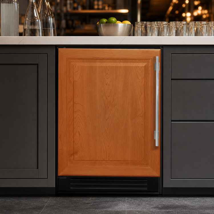 Product image #3 for True 24-Inch One-Section Undercounter Beverage Center Refrigerator, Solid Overlay Panel Ready Door