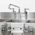 Thumbnail image #3 for Advance Tabco K-101 Commercial Lead-Free Backsplash-Mounted Faucet with 8-Inch Swing Spout