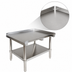 Thumbnail image #3 for Premium 30-1/2 Inch x 30 Inch Stainless Steel Equipment Stand with Adjustable Undershelf