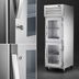 Thumbnail image #3 for True SPEC SERIES 1-Section Reach-In Refrigerator with 2 Glass Half Swing Doors, Stainless Steel Front, Aluminum Sides, and Top-Mounted Self-Contained R290 Refrigeration